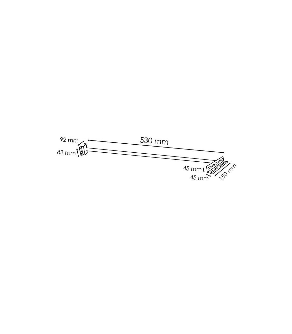 Soporte Para Proyectores 530Mm