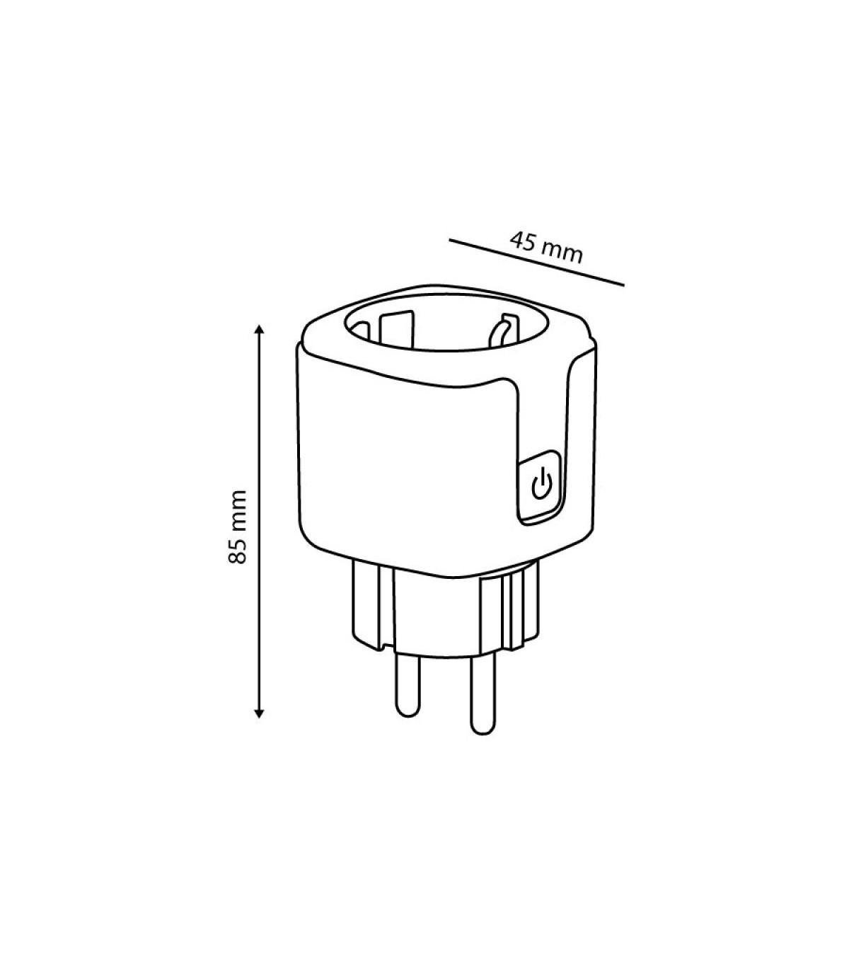 Enchufe WiFi SmartHome 16A LEDME