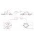 Downlight LED 3W 270Lm 60° IP20 Cromo