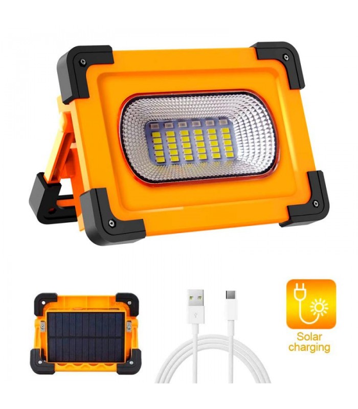 Proyector Solar Led con Batería 30W 2700Lm IP66