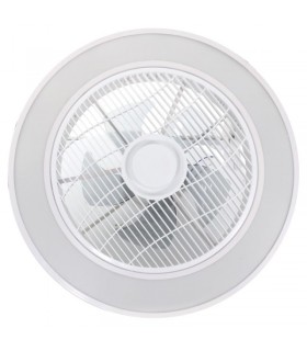 Ventilador de techo Sticks Plus APP DC 36W 2400Lm 5 Aspas Blanco CCT