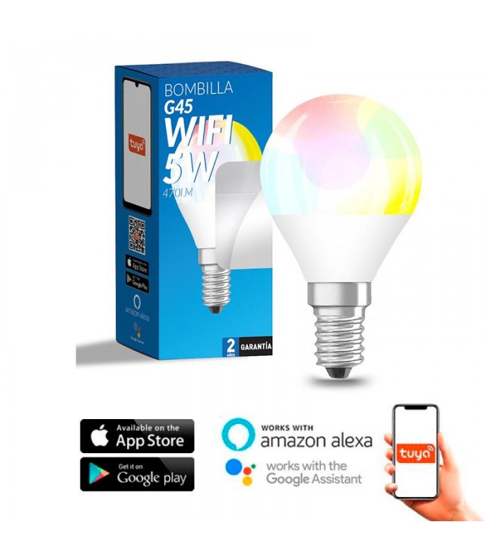Bombilla Led SmartHome 6W 600Lm E14 RGB+CCT