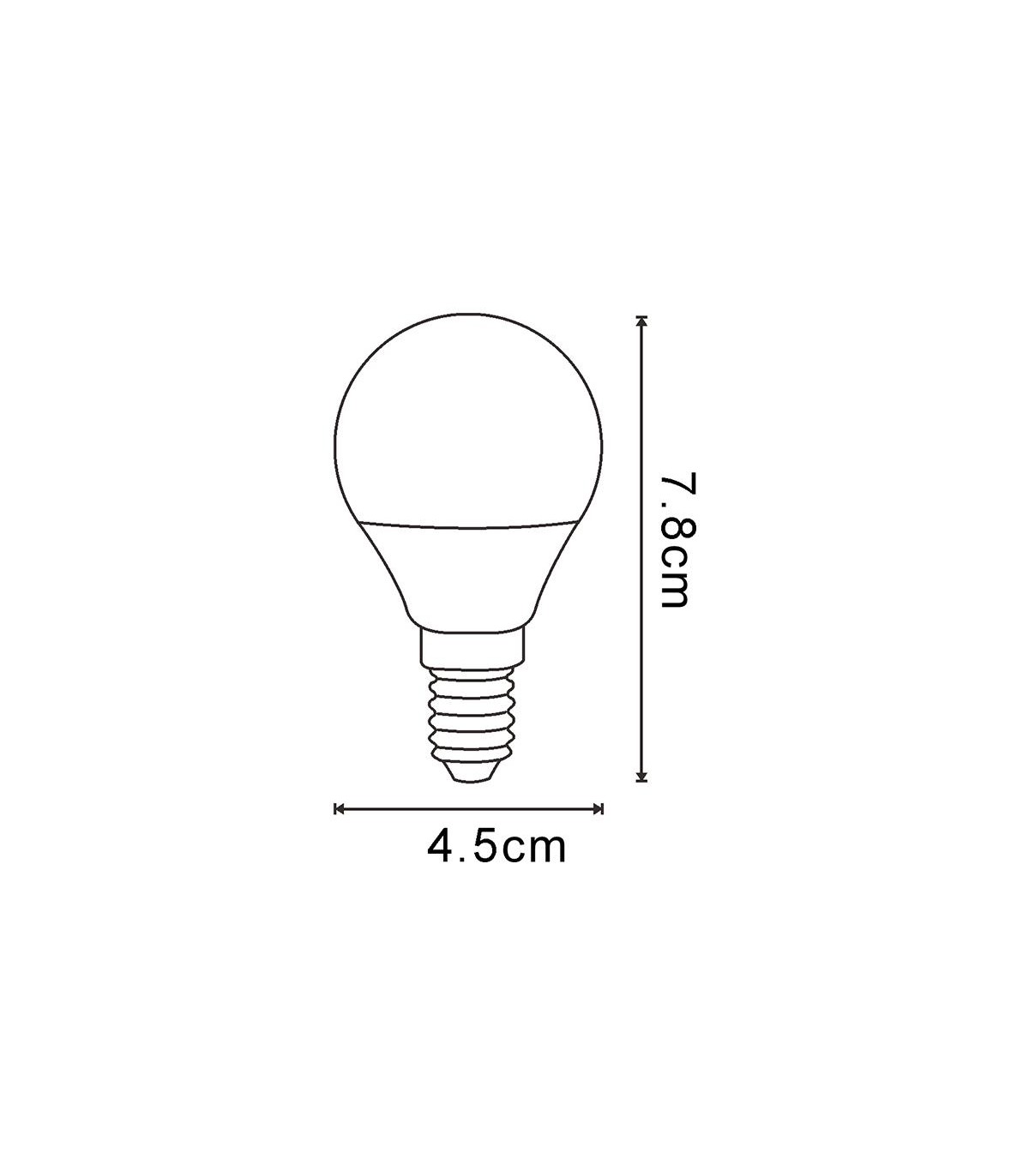 Bombilla Led SmartHome 6W 600Lm E14 RGB+CCT
