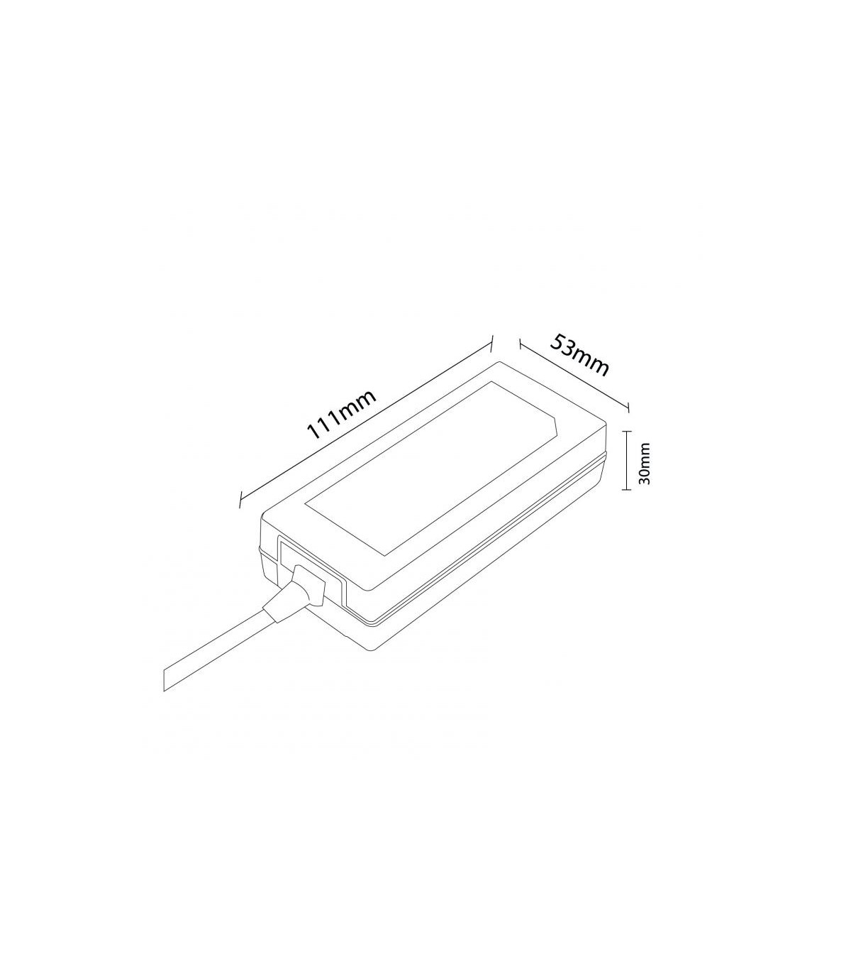 Adaptador Corriente Tiras Led 36W 12VDC