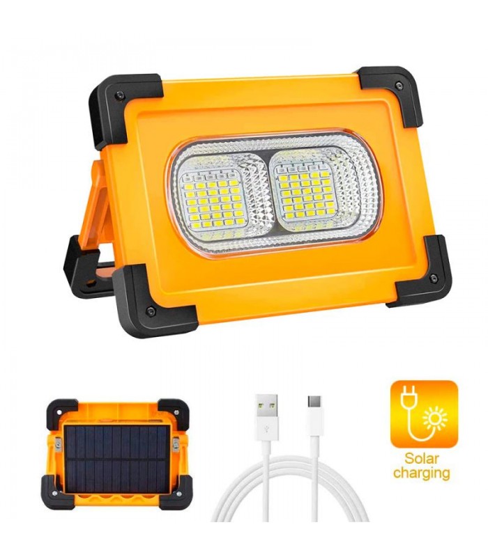 Proyector Solar Led con Batería 50W 4500Lm IP66