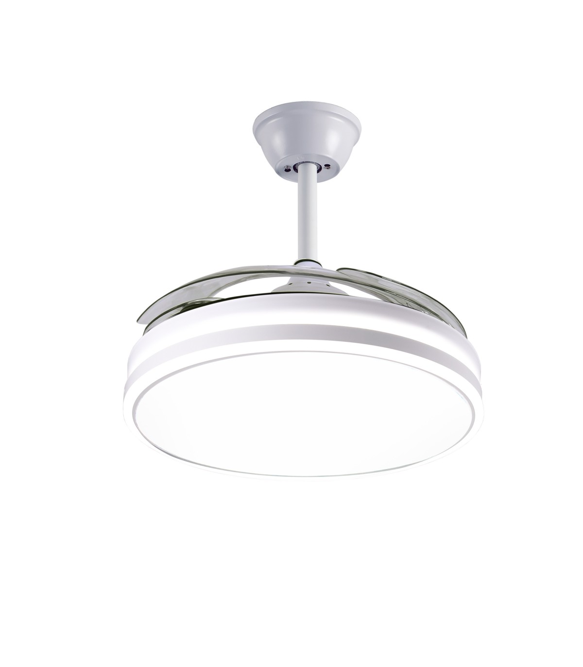 Ventilador de Techo Asgard DC 72W 6480Lm 4 Aspas Blanco CCT