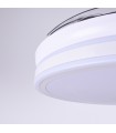 Ventilador de Techo Asgard DC 72W 6480Lm 4 Aspas Blanco CCT