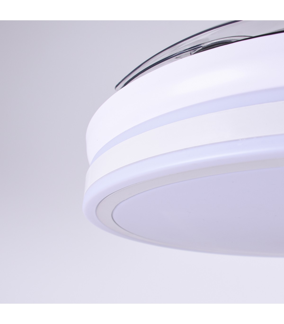 Ventilador de Techo Asgard DC 72W 6480Lm 4 Aspas Blanco CCT