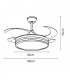 Ventilador de Techo Asgard DC 72W 6480Lm 4 Aspas Blanco CCT