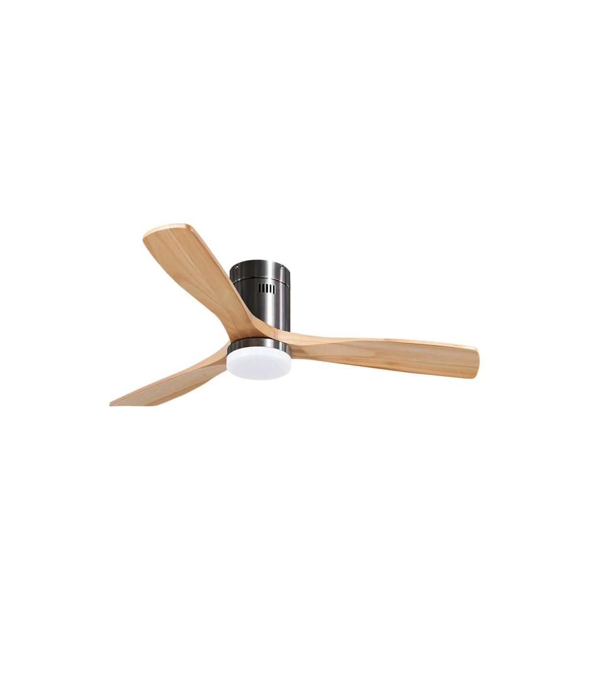 Ventilador Niquel Energy DC 18W 1500Lm 3 Aspas Haya CCT