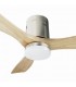 Ventilador Niquel Energy DC 18W 1500Lm 3 Aspas Haya CCT