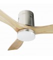 Ventilador Niquel Energy DC 18W 1500Lm 3 Aspas Haya CCT