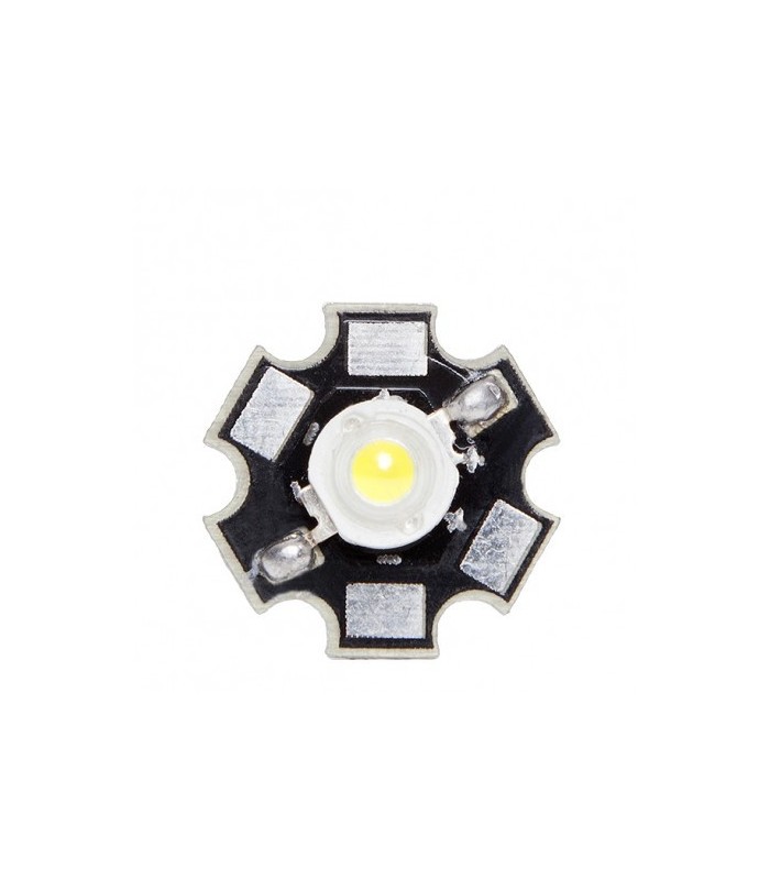 LED High Power 1W 120Lm 35x35 IP25 con Disipador
