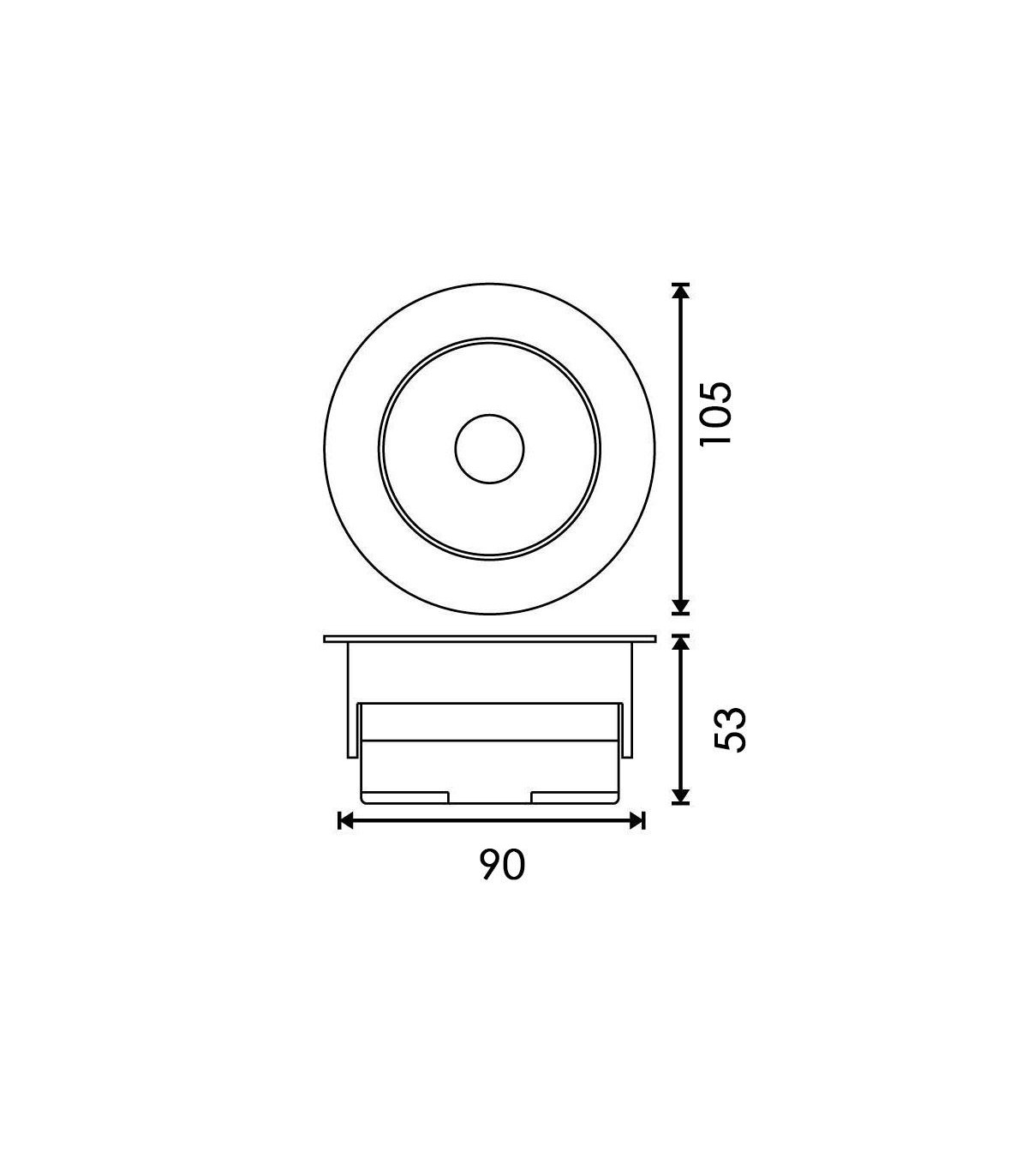 Downlight CobFix 15W 1350Lm 36º IP20