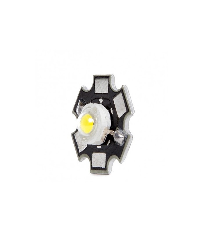 LED High Power 1W 120Lm 35x35 IP25 con Disipador