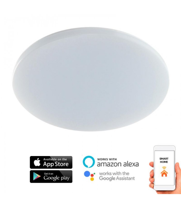 Plafón Led Rainbow SmartHome Wifi 24W 2400Lm IP54 CCT