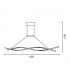 Lámpara Colgante KNOT NEGRO 22W 1760Lm CCT