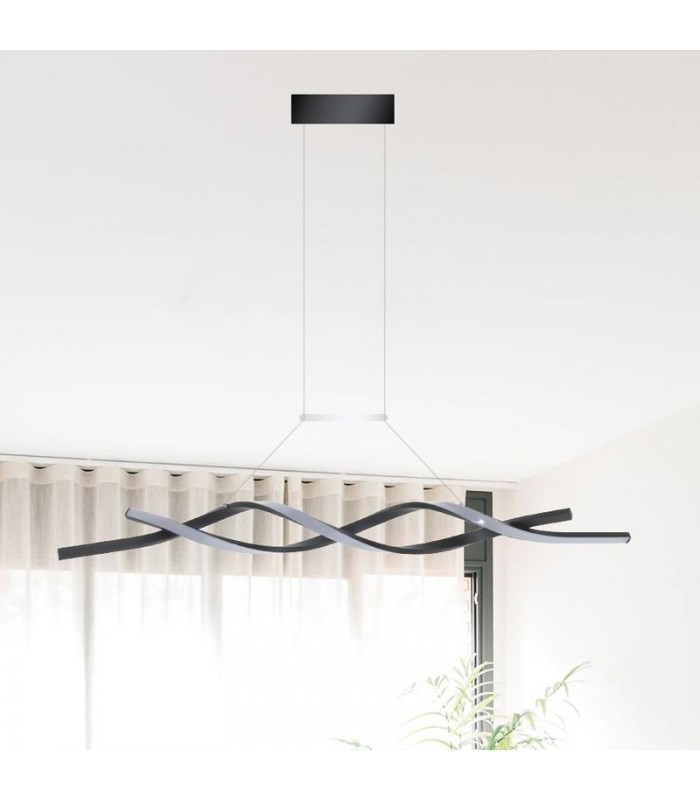 Lámpara Colgante KNOT NEGRO 22W 1760Lm CCT