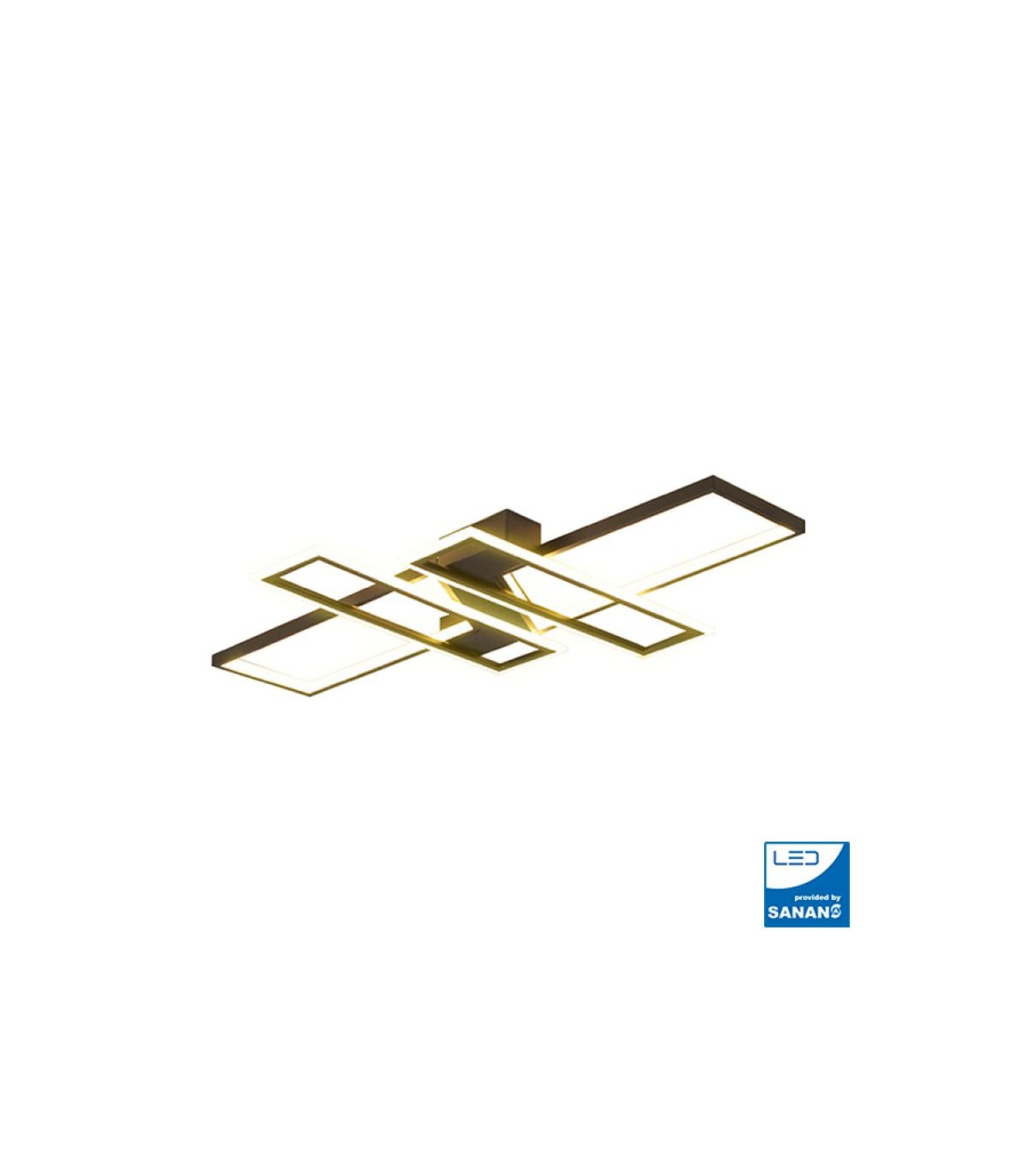 Lámpara de Techo Kube 80W 6400Lm CCT