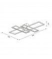 Lámpara de Techo Kube 80W 6400Lm CCT