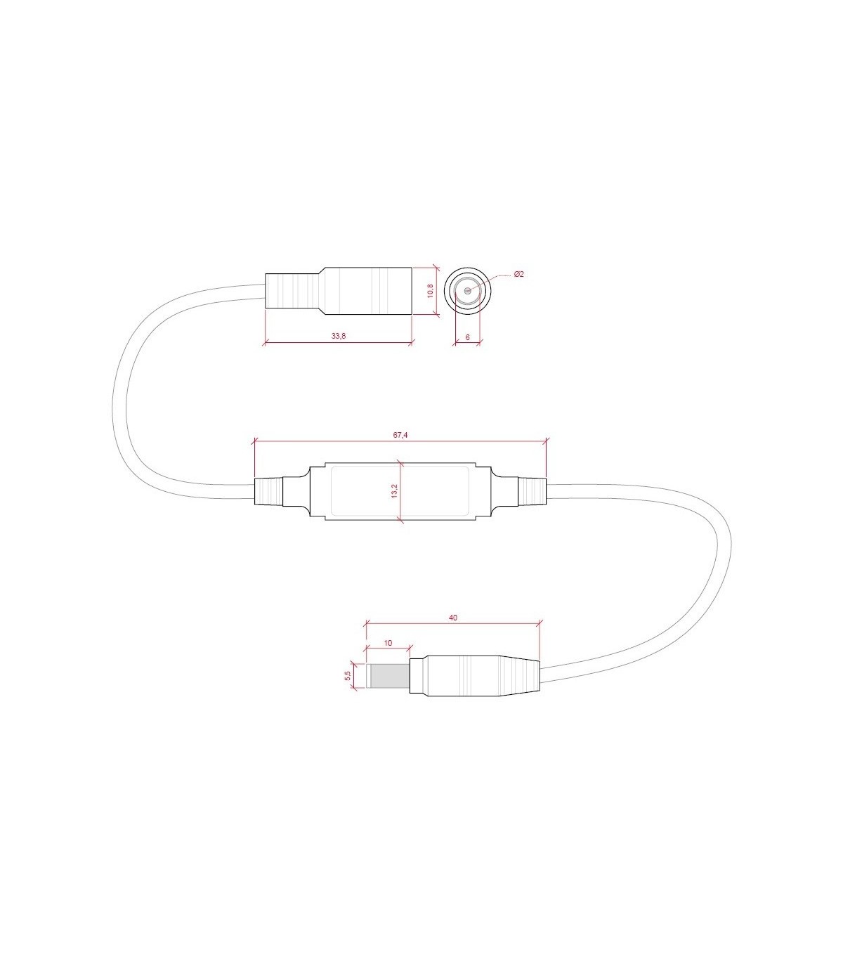 Dimmer LED 144W DC12V IP20