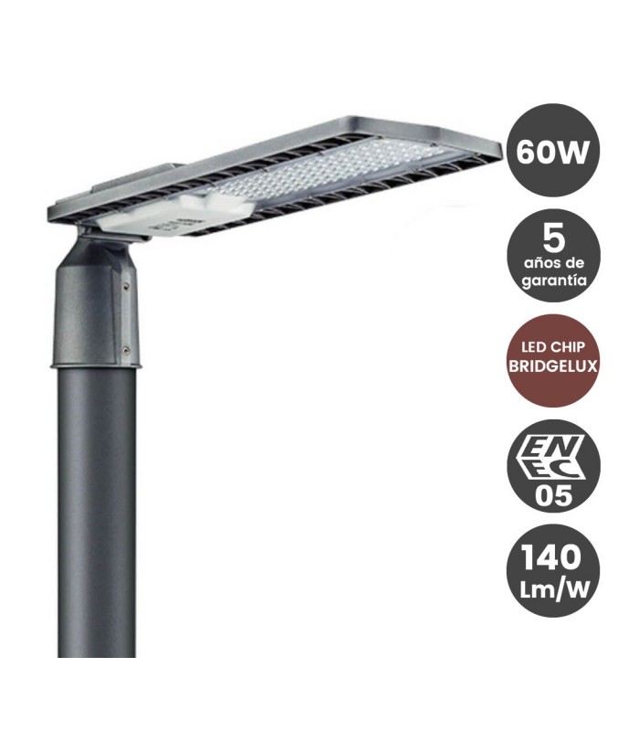Farola Led Pro 60W 8.400LM 110x80º IP65
