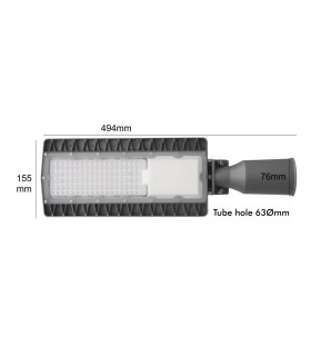 Farola LED PRO 60W 8400Lm 110x145º IP66