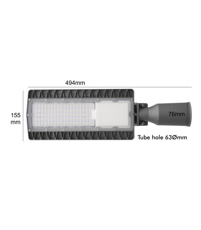 Farola Led Pro 60W 8.400LM 110x80º IP65