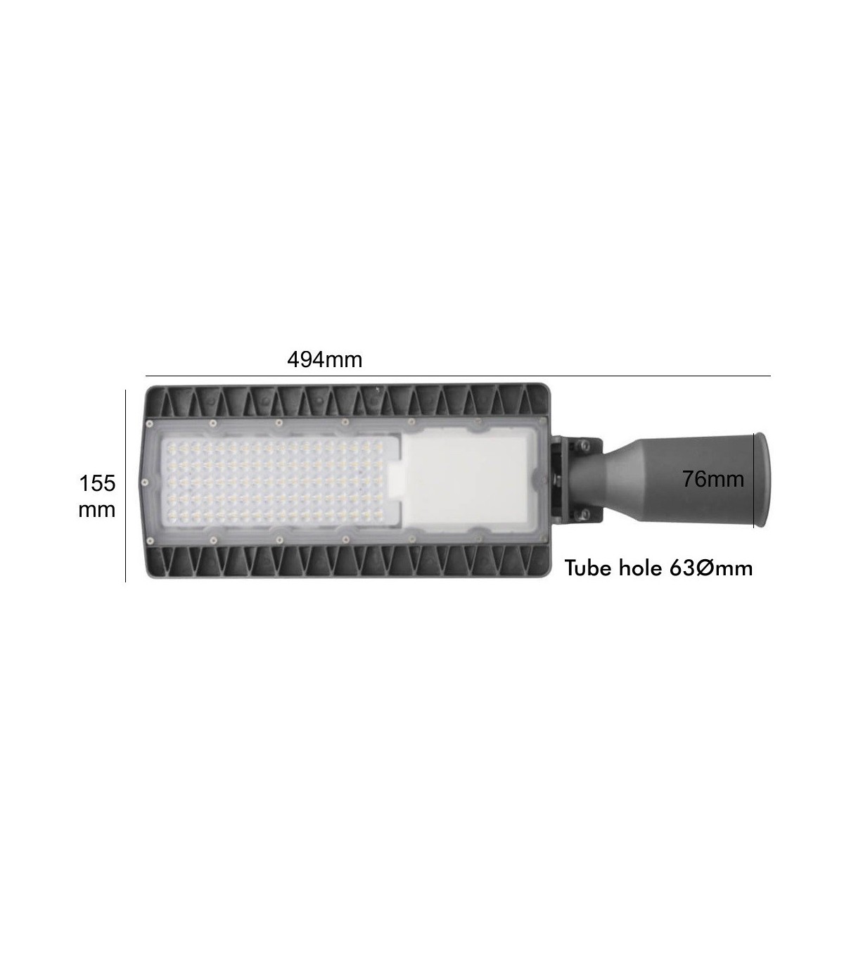 Farola Led Pro 60W 8.400LM 110x80º IP65