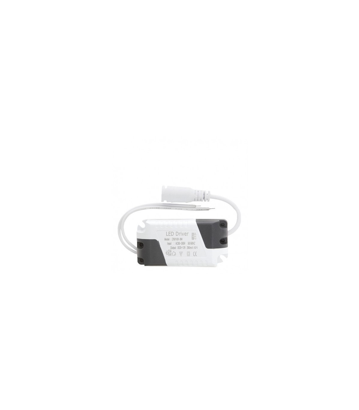 Driver LED 3W OUT 9-15V 200mA ±5% IP25