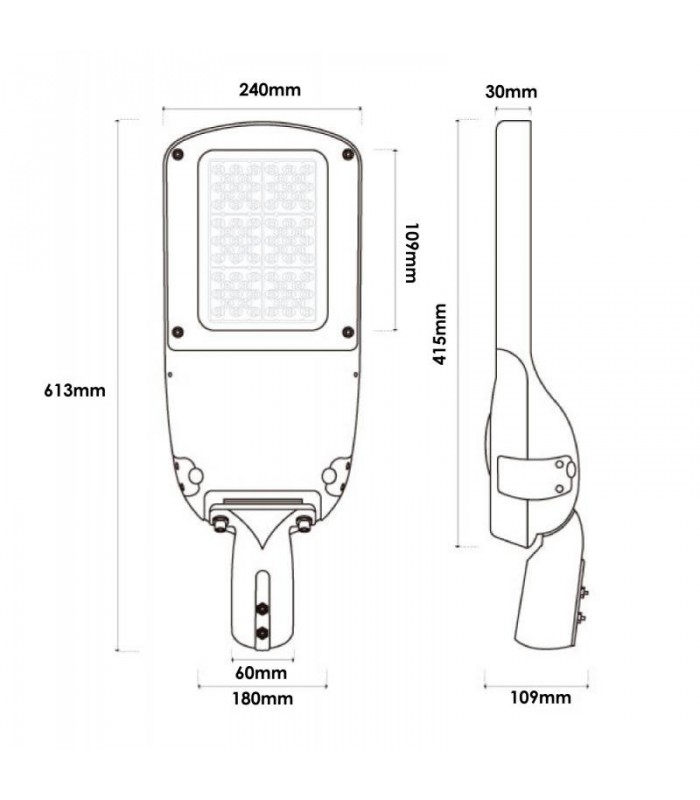 Farola Line Series Lumileds 90W 12600Lm 150ºx70º IP65