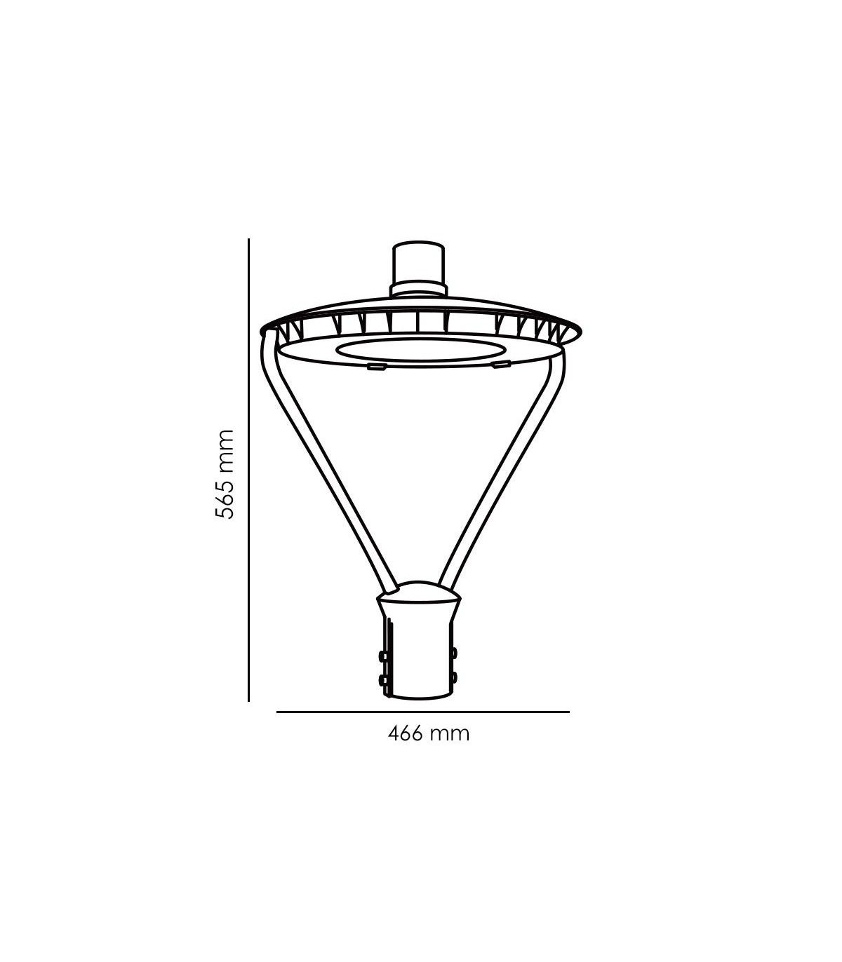 Farola Led Light Series Pro 50W 4500Lm 120º IP65