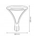 Farola Led Serie MINIMAL 100W 8000Lm 120º IP65