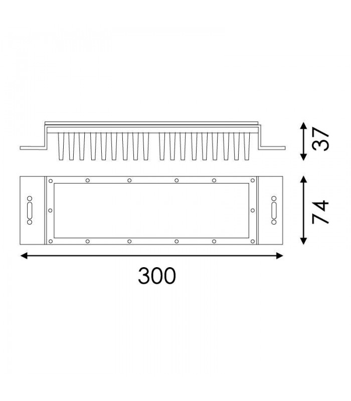 Foco modular Led RETROFIT 50W 6500Lm 90º IP65