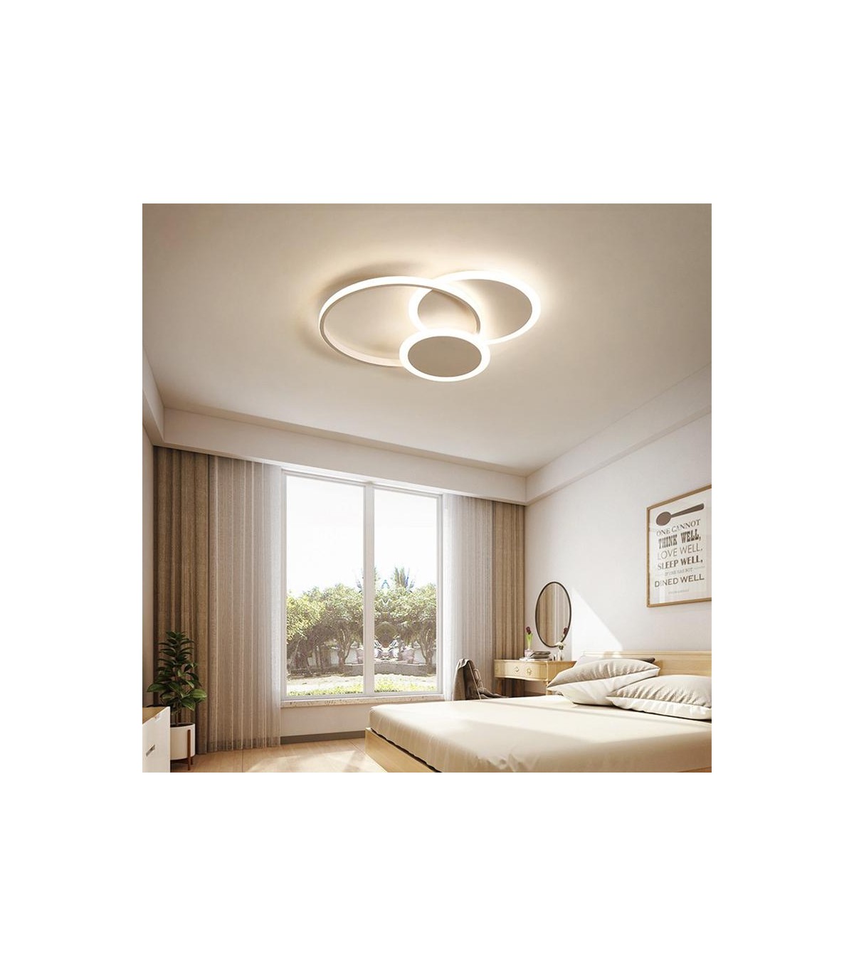 Lámpara Techo LUNAR BLANCO 45W 4050Lm CCT