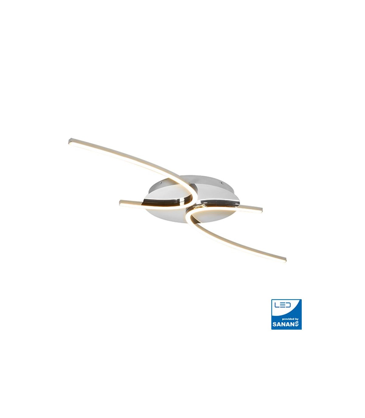 Lámpara de Techo MERANG CROMO 33W 2640Lm CCT