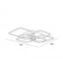Lámpara de Techo FARE MARRÓN 62W 5580Lm CCT