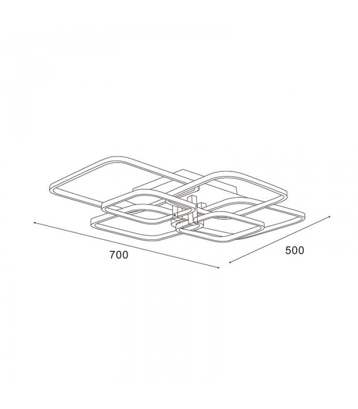 Lámpara de Techo FARE MARRÓN 62W 5580Lm CCT