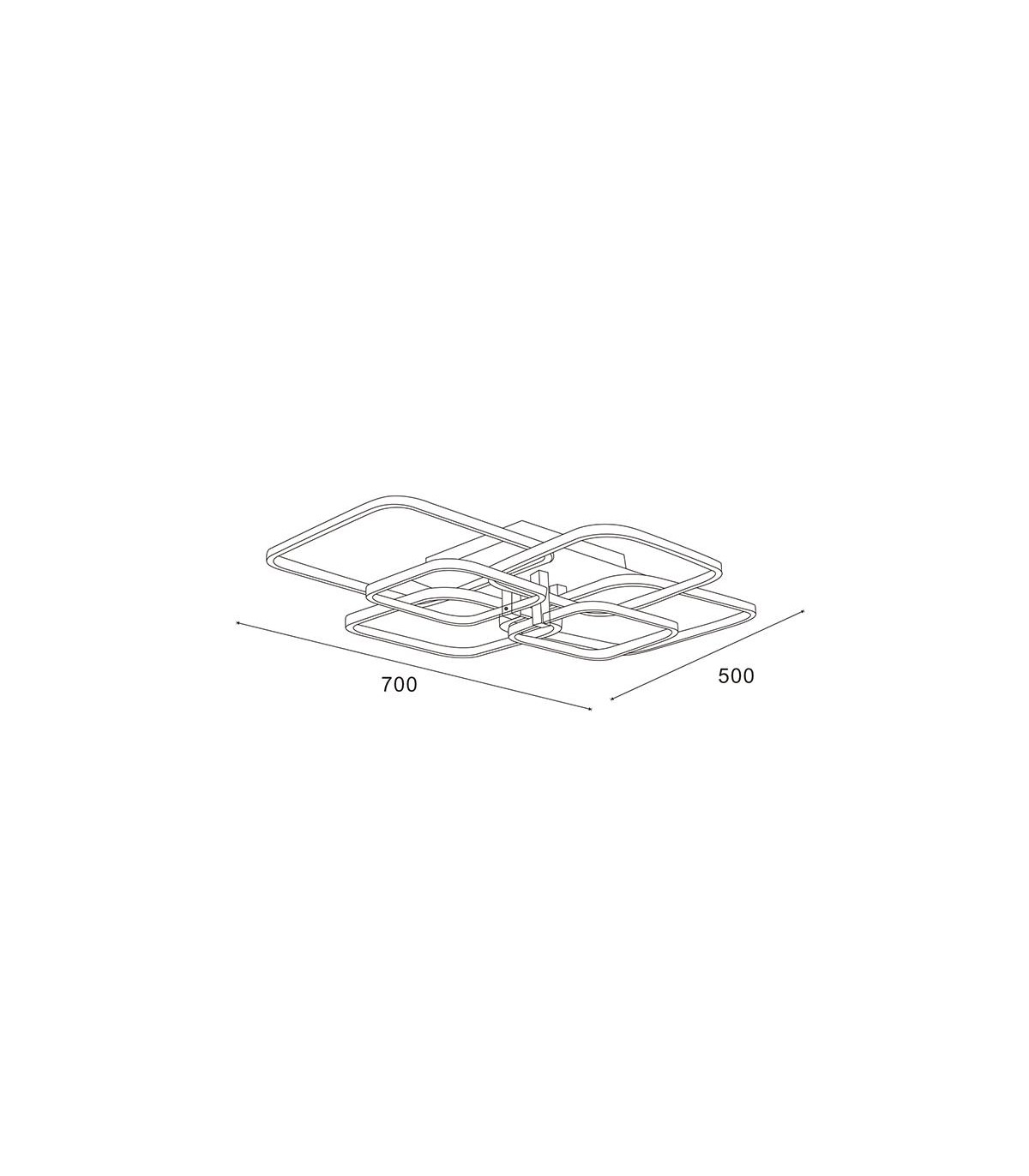 Lámpara de Techo FARE MARRÓN 62W 5580Lm CCT