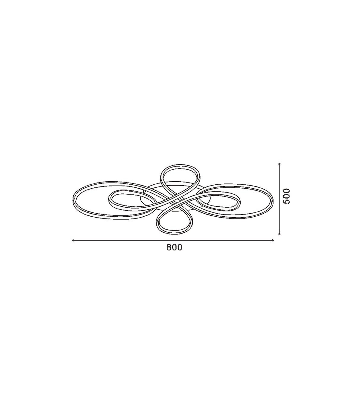 Lámpara de Techo Fleow White 62W 5580Lm CCT
