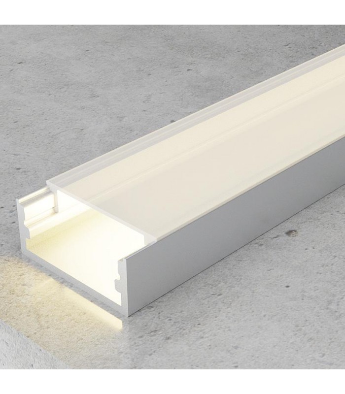 Perfil Aluminio TRAKE Superficie -2 Metros-