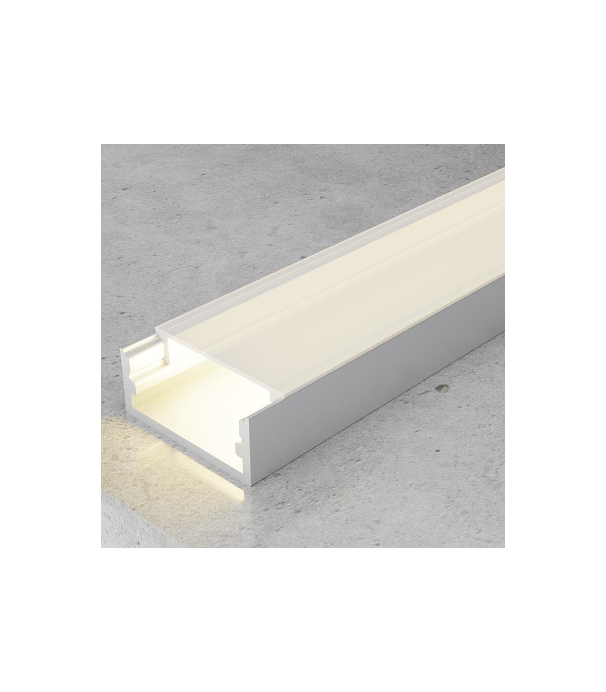 Perfil Aluminio TRAKE Superficie -2 Metros-