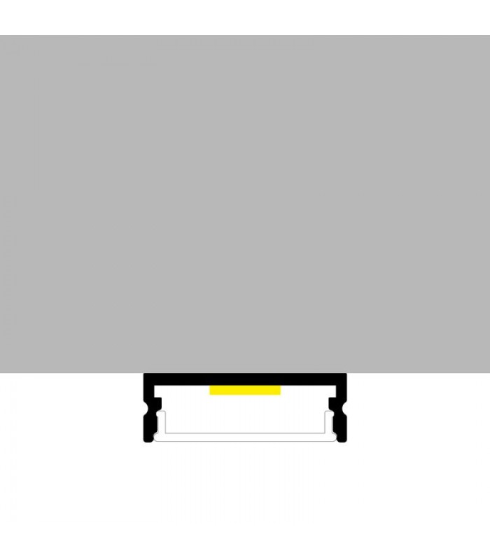 Perfil Aluminio TRAKE Superficie -2 Metros-