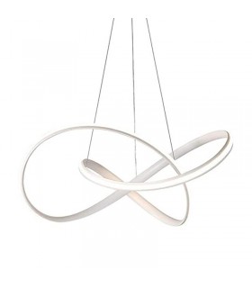 Lámpara Colgante SWIRL BLANCO 58W 5220Lm CCT