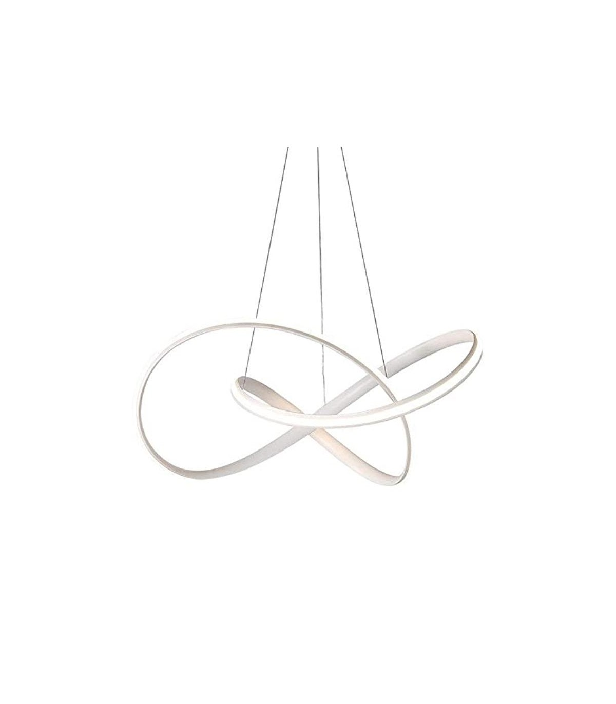 Lámpara Colgante SWIRL BLANCO 58W 5220Lm CCT