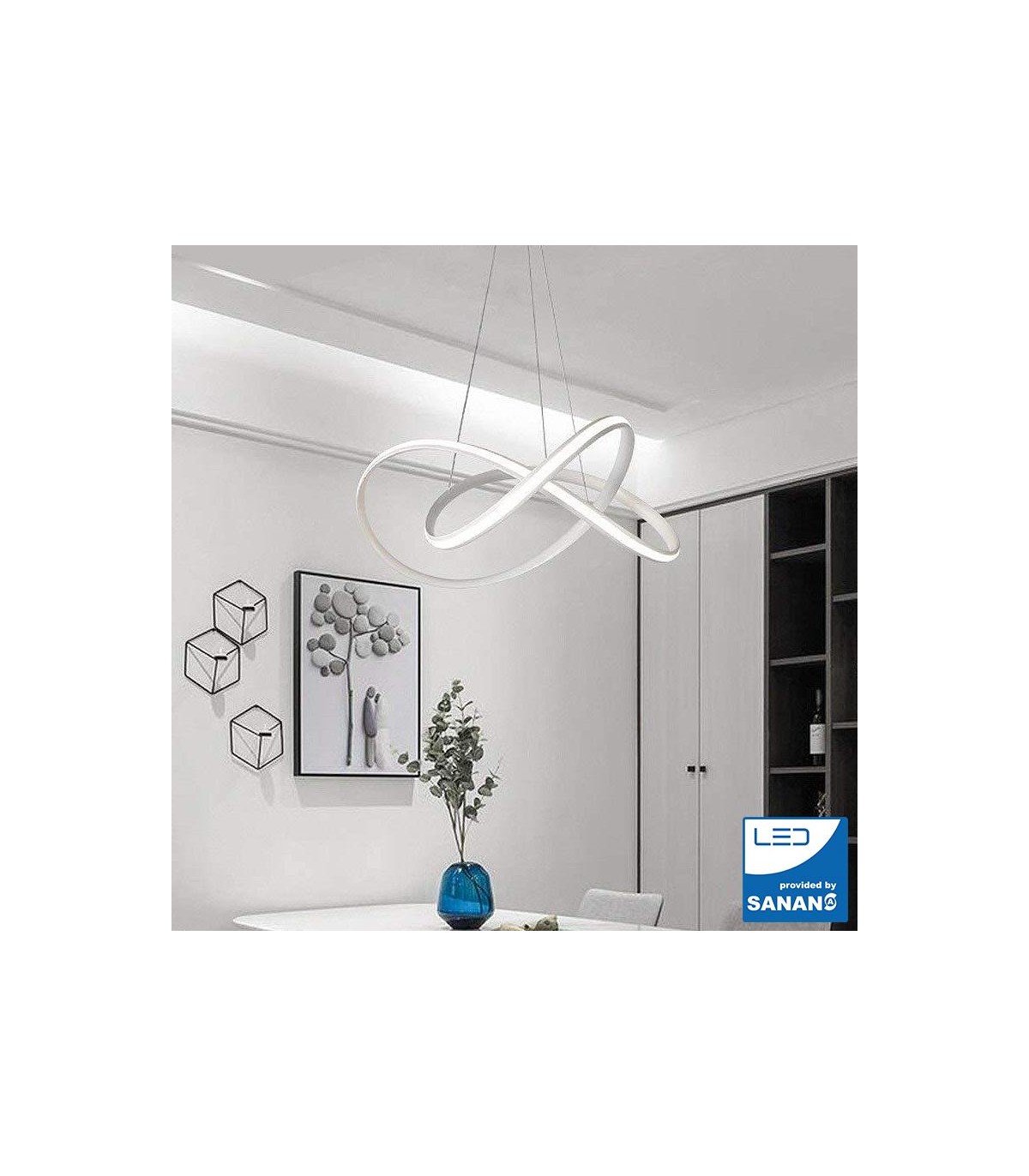 Lámpara Colgante SWIRL BLANCO 58W 5220Lm CCT