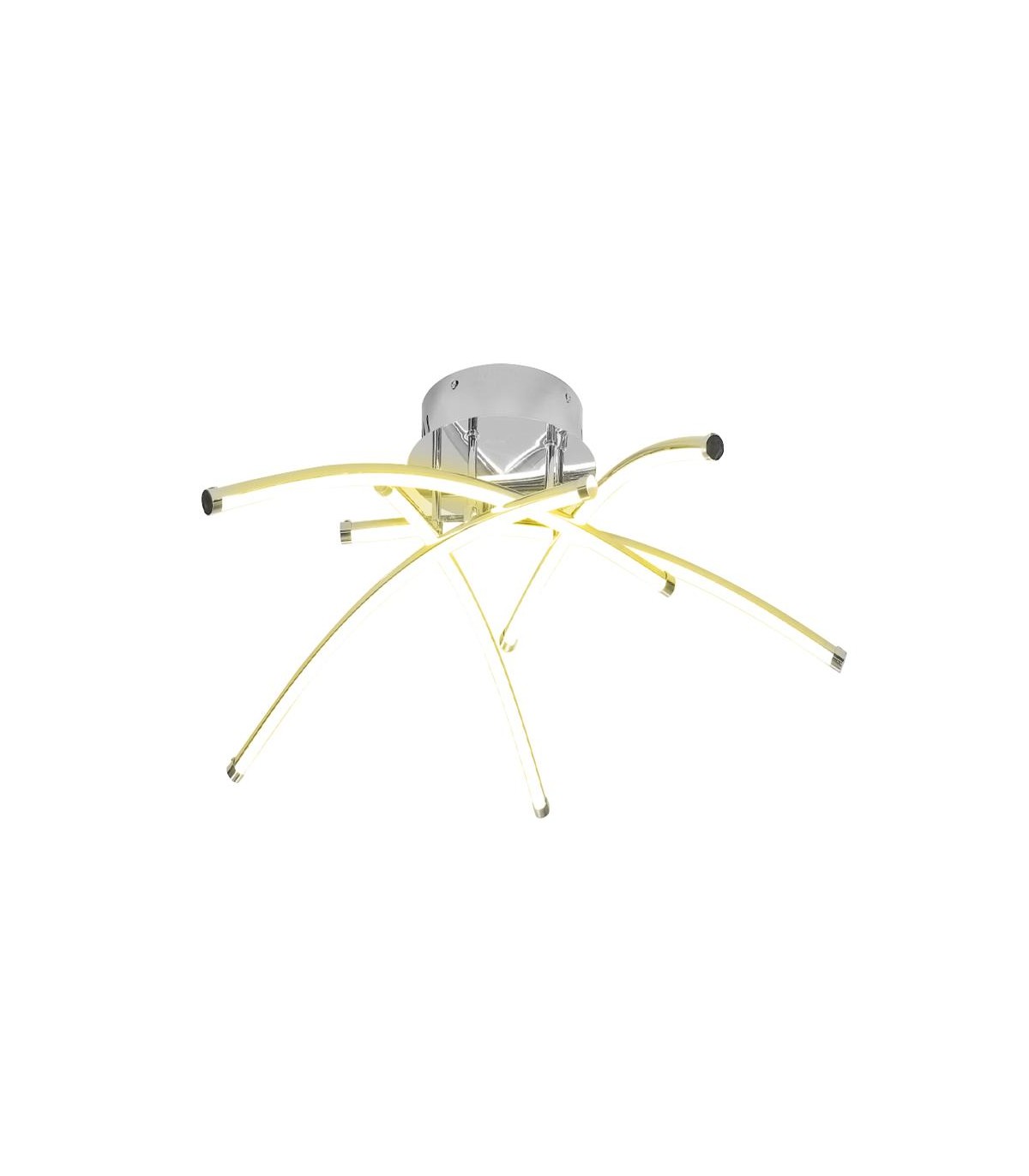 Lámpara de Techo Aranha Cromo 78W 6000Lm CCT