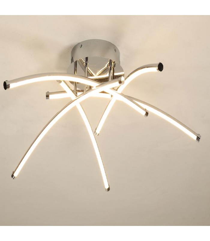 Lámpara de Techo Aranha Cromo 78W 6000Lm CCT