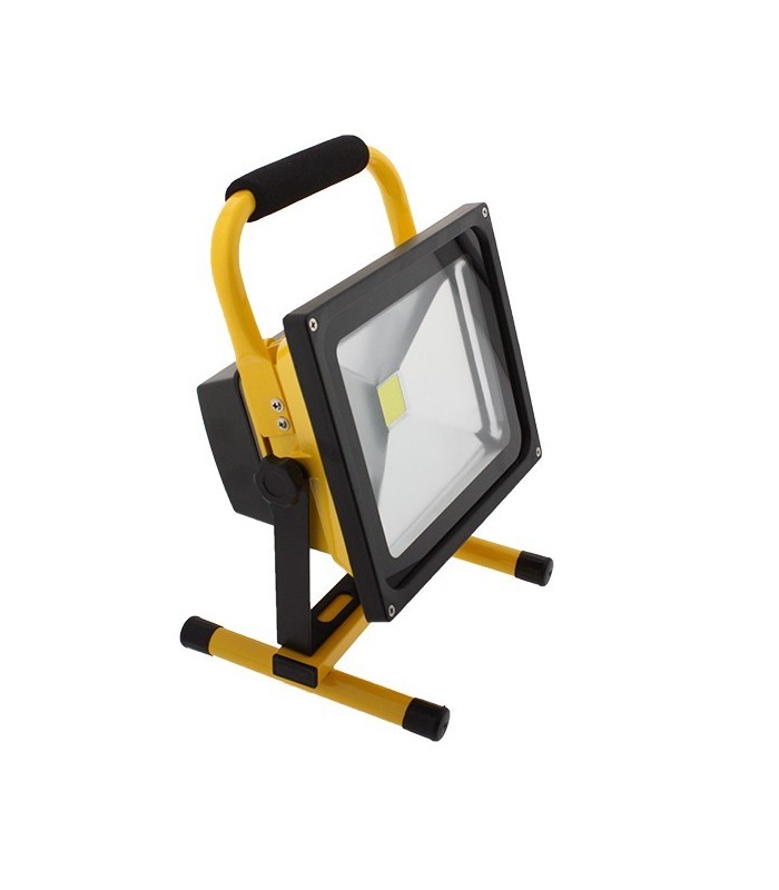 Proyector LED Portatil 20W 1.800Lm C/BATERIA 6000K IP65