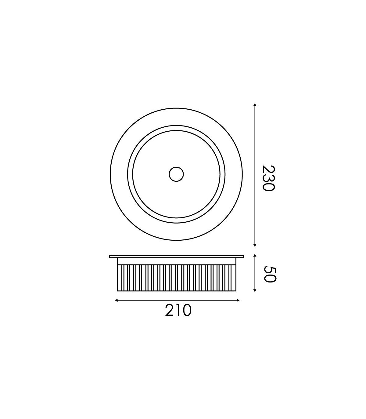 Downlight Led 30W 2800Lm 90º IP20